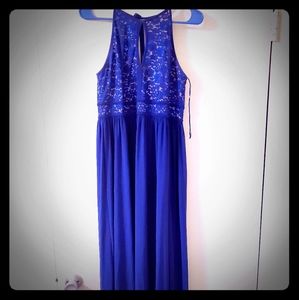 Besutiful electric Blue dress